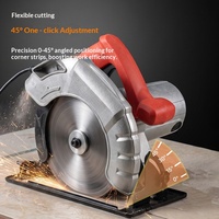 Scies circulaires électriques 7 pouces, professionnelles, multi-usages, pour le travail du bois, le métal, les carreaux, la pierre, la brique