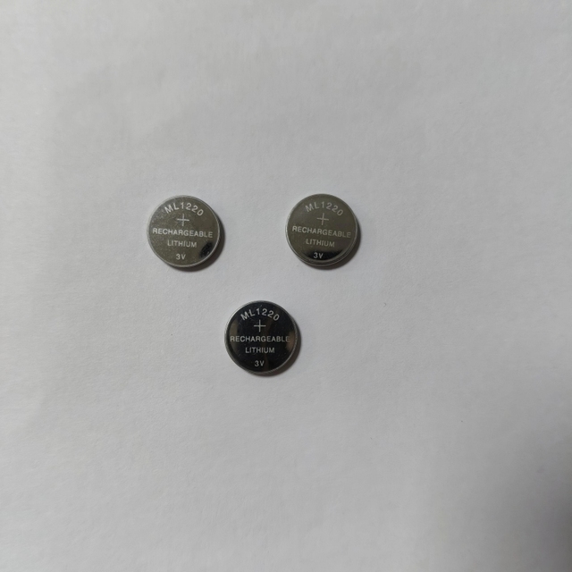 Hot Selling 3V Rechargeable Lithium Battery ML1220 18mAh for Remote Control Consumer Electronics & IoT Devices