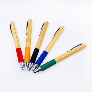 Stylo à bille en bambou recyclé de haute qualité, cadeau personnalisé, stylo écologique en bois avec logo - Product Image 1