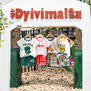 Novos Conjuntos de Roupas Casuais para Crianças 2026, Camiseta de Manga Curta + Shorts para Meninos e Meninas, 100% Algodão - Product Image 3