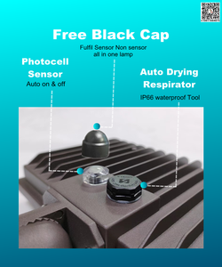 Luz de inundación LED de 30W, 40W, 60W, 50W, con montaje en pared de nudillos, reflector LED súper delgado para exteriores, IP66 110V-130V, negro atardecer hasta el amanecer - Product Image 5