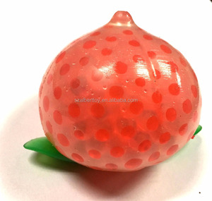 ของเล่นบีบคลายเครียดรูปผลไม้พีชญี่ปุ่น ทำจากยางและพลาสติก - Product Image 3