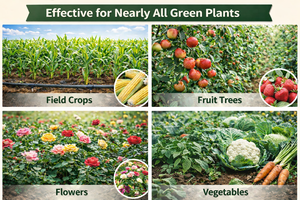 Fertilizante Orgânico Líquido de Ácido Húmico 80g/L, Biostimulantes Ecológicos que Promovem o Crescimento Saudável das Plantas e Melhoram o Solo - Product Image 3