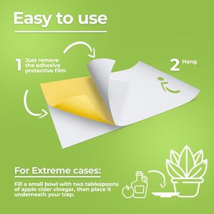 Trampas Adhesivas Amarillas <span class=keywords><strong>Ultra</strong></span> Resistentes, Doble Cara, Resistentes al Sol y la Humedad, para Agricultura, Invernaderos y Granjas - Product Image 5