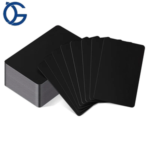 धातु व्यापार कार्ड थोक उत्कीर्णीय एनोडाइज्ड एल्यूमीनियम 1 मिमी गोल्डन लेजर कट लक्जरी कस्टम रिक्त धातु व्यवसाय कार्ड - Product Image 2