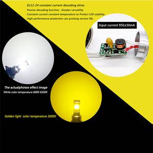 <span class=keywords><strong>Prix</strong></span> usine H8 H11 LED antibrouillard 72W Canbus CSP 3570 blanc jaune 12V Auto LED conduite lumière H9 H10 H16(JP) voiture Led lampe - Product Image 5