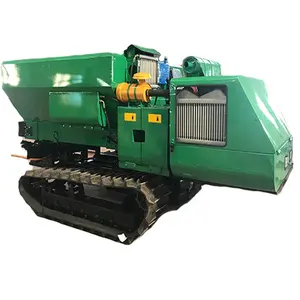 Apron wheel self propelled fertilizer casting car cab type paddy field manure spreader