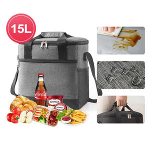 Sac isotherme en tissu Oxford très vendu, sac à bento pour trajets domicile-travail, sac à déjeuner épais et isotherme à porter à la main - Product Image 2