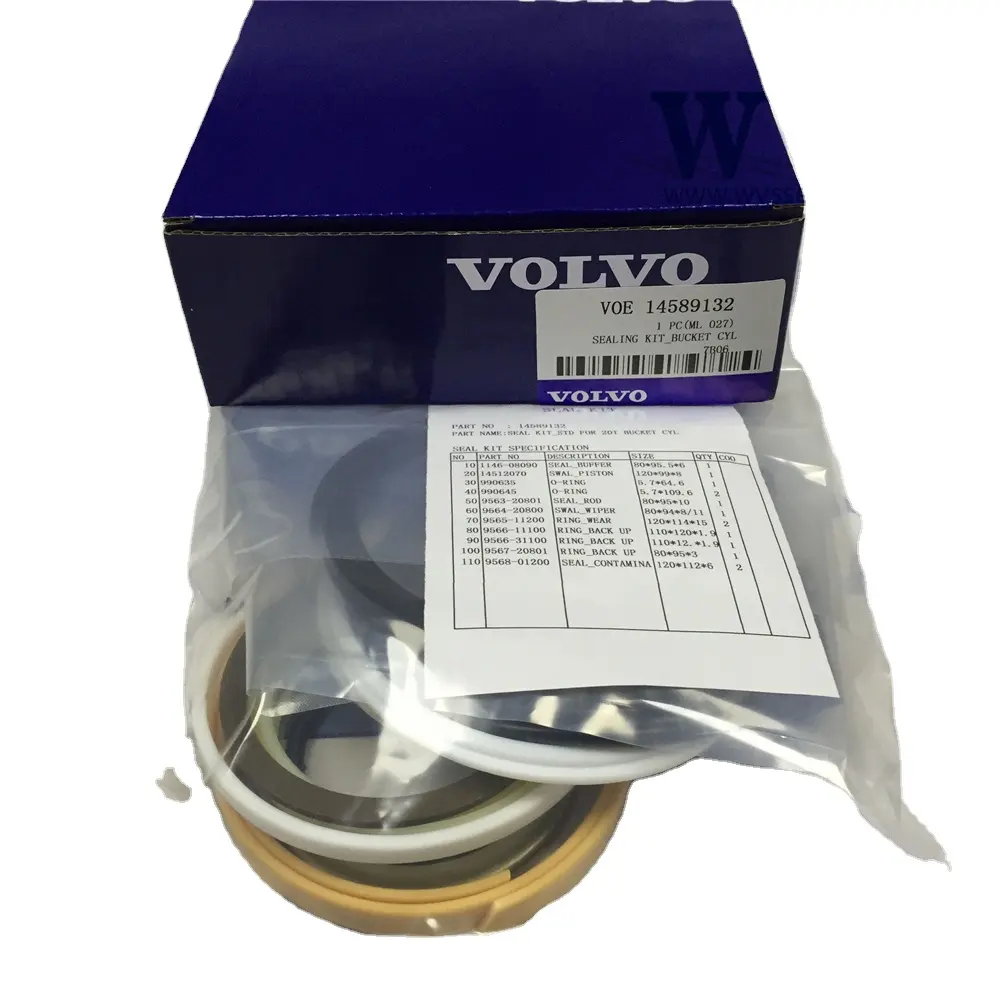 Genuine Volvo 14589132 bucket cylinder seal kit for Volvo210