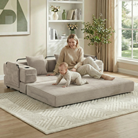 USA Lager Kostenloser Versand Multifunktionales Modernes Wohnzimmer-Sofa Komprimiertes Modulares Ecksofa