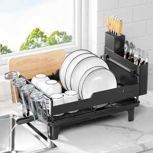 Organizador de Cocina, <span class=keywords><strong>Escurridor</strong></span> de Platos Multifuncional con Soporte <span class=keywords><strong>para</strong></span> Tazas y Tabla de Cortar - Product Image 2