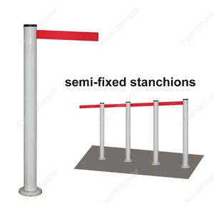 Traust car show marine crowd control gold silver post pole retractable red carpet ropes belt sign stand barrier stanchion