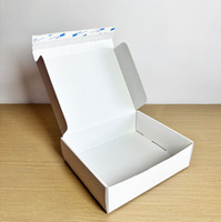 Voll farbig bedruckte Flat Pack Verpackungs box Wellpappe gestanzte Falt kraft Mailer Versand Mailing Box