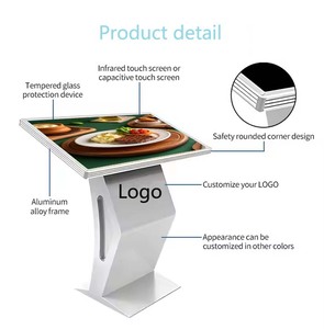 Tùy chỉnh 43 49 55 inch k loại trong nhà Wifi IR màn hình cảm ứng <span class=keywords><strong>LCD</strong></span> hiển thị kiosk tầng thường vụ thông tin kiosk - Product Image 3