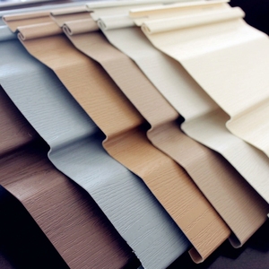 Nouvelle Arrivée Accessoires Blancs <span class=keywords><strong>PVC</strong></span> pour Usage Extérieur Revêtement Mural Extérieur en Vinyle pour Espagne et Canada - Product Image 1