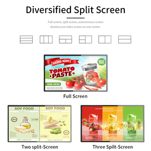 Tablero de menú <span class=keywords><strong>Digital</strong></span> de 32 y 55 pulgadas, pantalla de publicidad <span class=keywords><strong>LCD</strong></span> para techo de techo montada colgante para restaurante, pantalla de ventana para ascensores - Product Image 5