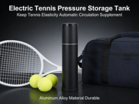 Réservoir de pression de balles de padel portable entièrement automatique 2026 avec pression réglable 20psi-29psi, construction métallique durable