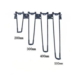 Furniture Leg Iron Wire <b>Table</b> Support 200 300 400 500mm Easy Installation Industrial Design - Product Image 1