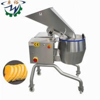 Automatische 220V 304 roestvrijstalen hoog-efficiënte groente- en fruitverwerker, centrale keuken snijmachine voor restaurants
