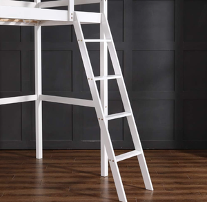 <span class=keywords><strong>Lit</strong></span> superposé en bois pour enfants, adolescents et adultes, <span class=keywords><strong>lit</strong></span> simple, pas besoin de sommier tapissier, <span class=keywords><strong>blanc</strong></span> - Product Image 6