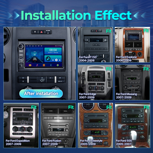 Écran radio <span class=keywords><strong>DVD</strong></span> 7 pouces <span class=keywords><strong>avec</strong></span> charge rapide pour Ford F150 2004-2008, montage sur tableau de bord, CarPlay sans fil, écran tactile IPS, DSP, GPS - Product Image 2