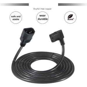 Connecteur européen Iec320 Euro pour ordinateur, prise Iec 320, câble d'entrée 250V/<span class=keywords><strong>10A</strong></span>, cordon d'alimentation Pdu <span class=keywords><strong>C14</strong></span> à C13 <span class=keywords><strong>10A</strong></span> - Product Image 3