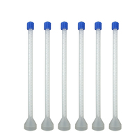 Buse de mélange statique DCTHA160-432LL bleue avec adaptateur Luer Lock pour tube mélangeur d'adhésif époxy AB pour encapsulation électronique