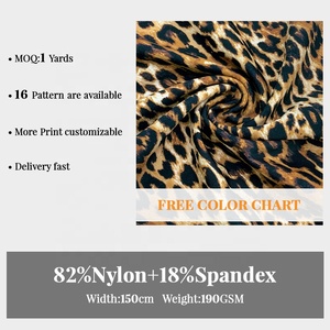 Tùy chỉnh Wicking Matte bò in mẫu thăng hoa in 4 cách căng nylon <span class=keywords><strong>spandex</strong></span> vải áo ngực đồ lót đồ Bơi Vải - Product Image 3