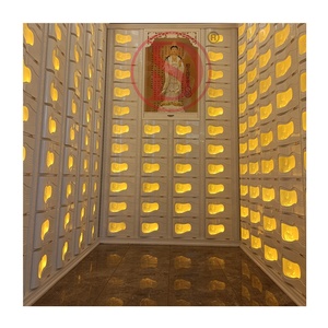 Phong cách Châu Âu kim loại nhôm cửa columbarium hốc cho columbaria memorial Granite đá vườn - Product Image 5