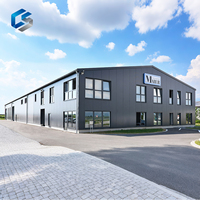 Edificio de Almacén con Estructura de Acero Moderna, Vigas de Acero en Forma de H, Construcción Prefabricada Galvanizada para Garaje, Cobertizo, Almacenamiento 5