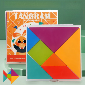 Rompecabezas <span class=keywords><strong>de</strong></span> Madera Tangram, Juguete Educativo Montessori para Niños, Bloques Geométricos, Juego <span class=keywords><strong>de</strong></span> Aprendizaje - Product Image 2