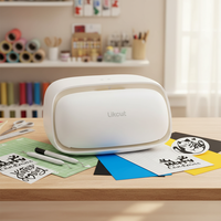 Likcut S501 Mini Découpeuse de Vinyle, Machine de Découpe Intelligente Bluetooth et Traceur pour Transferts Thermiques, Autocollants et Artisanat en Carton