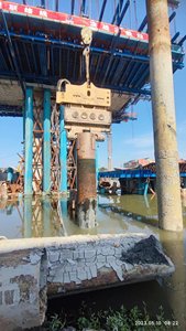 Vibro martello idraulico battipalo foglio di guida martelli vibratori - Product Image 6