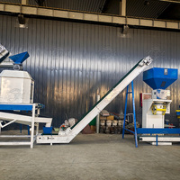 Machine de fabrication de granulés d'aliments pour animaux et volailles pour bétail Granulateur pour aliments Ligne de granulation
