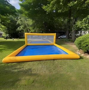 Venta al por mayor <span class=keywords><strong>de</strong></span> fábrica, gran personalizado, PVC, cancha <span class=keywords><strong>de</strong></span> voleibol acuático inflable, pelota <span class=keywords><strong>de</strong></span> <span class=keywords><strong>playa</strong></span>, piscina deportiva, <span class=keywords><strong>alquiler</strong></span> a la venta - Product Image 1