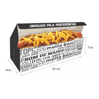 Caja de Embalaje Personalizada para Hamburguesas, Caja para Papas Fritas y Pollo Frito, Caja de Papel para Comida Rápida