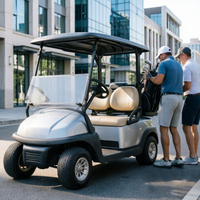 Hotel-Shuttle Elektro-Golfwagen für 2 Personen Besichtigungsfahrzeug mit Rücksitz-Kit für Resorts und Parks