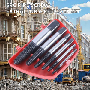 5pcs <b>DIY</b> Grade Screw Extractor and Remover Set for Damaged Pipes 1# 2# 3# 4# 5# Bolt Repair <b>Tools</b> OEM & ODM Customized Support - Product Image 3