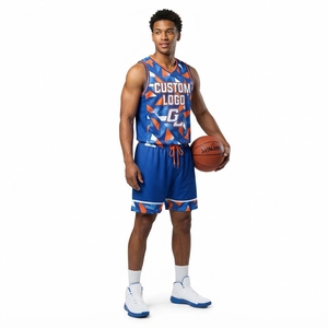 Camiseta de Baloncesto Sublimada Personalizada para Hombre, Sin Mangas, de Malla Transpirable, 100% Poliéster, Diseño a Rayas, Logotipo Frontal - Product Image 1