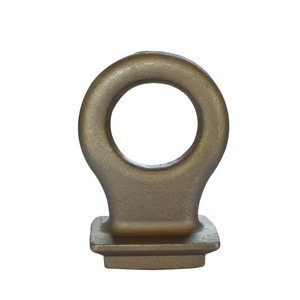 Boucle en acier inoxydable usinée CNC avec anneau ovale et fente rectangulaire - Product Image 5