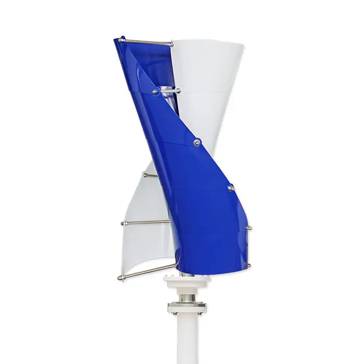 Высококачественный домашний гибридный уличный фонарь 220 В небольшой спиральный ветряной генератор свободной энергии для продажи