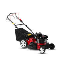Tondeuse à gazon à essence VORAN 21 pouces (530 mm) de largeur de coupe, moteur 163 CC, autotractée, avec bac de 60 L pour grandes jardins et villas