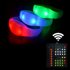 Pulseras Luminosas DMX Jumon, Pulseras LED de Silicona TPU, 43 Teclas, Control Remoto de 1000M, Regreso a Clases, Navidad, Bodas, Fiestas, Eventos - Product Image 2