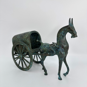 Carrosse Yao à un cheval en bronze de la dynastie <span class=keywords><strong>Qin</strong></span> Modèle en métal précis avec forme réaliste et statut symbolique de la technique sculptée - Product Image 3