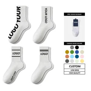 brand custom cotton socks free package high quality custom socks cotton breathable ankle socks