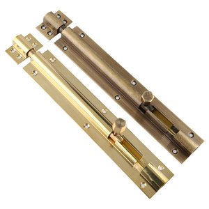 Loquet de porte en laiton Nadao T1302, épaissi et allongé, style chinois, pour portes et fenêtres anciennes - Product Image 5