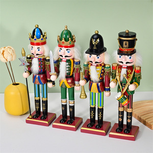 Fait à la main <span class=keywords><strong>petit</strong></span> Navidad noël bois artisanat <span class=keywords><strong>casse</strong></span>-<span class=keywords><strong>noisette</strong></span> soldat poupée ornements cadeaux de noël jouets <span class=keywords><strong>casse</strong></span>-<span class=keywords><strong>noisette</strong></span> en bois - Product Image 3
