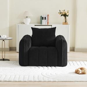 <span class=keywords><strong>Fauteuil</strong></span>-canapé moderne en velours surdimensionné, écologique et durable, confortable pour appartement, <span class=keywords><strong>salon</strong></span>, <span class=keywords><strong>assise</strong></span> profonde, rembourré en éponge - Product Image 6