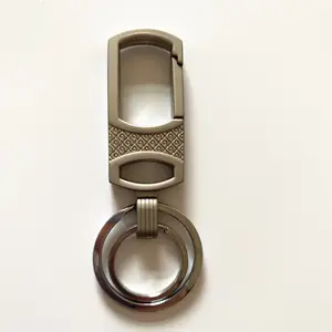 Новый простой брелок для ключей автомобиля оптом мужская пара кольцо крюк