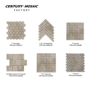 Centurymosaic Mosaïque hexagonale moderne polie en marbre <span class=keywords><strong>Taj</strong></span> <span class=keywords><strong>Mahal</strong></span> pour la décoration intérieure des murs, salles de bain, maisons et villas - Product Image 1